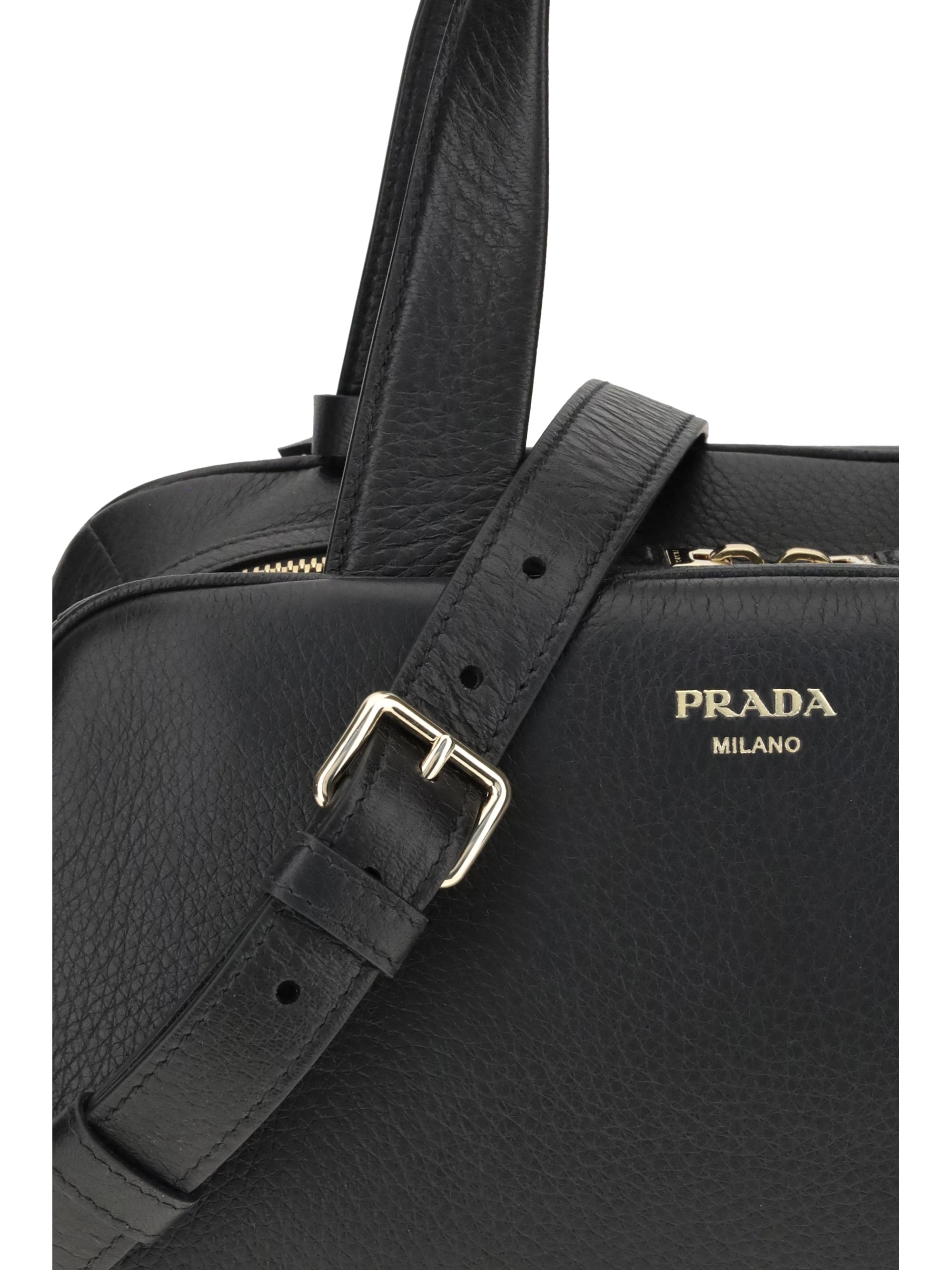 PRADA OS leather handbag