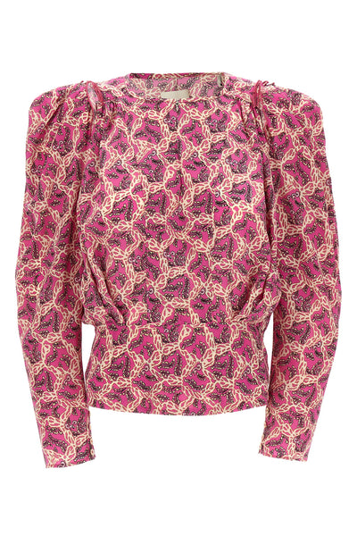 zagra stretch silk blouse
