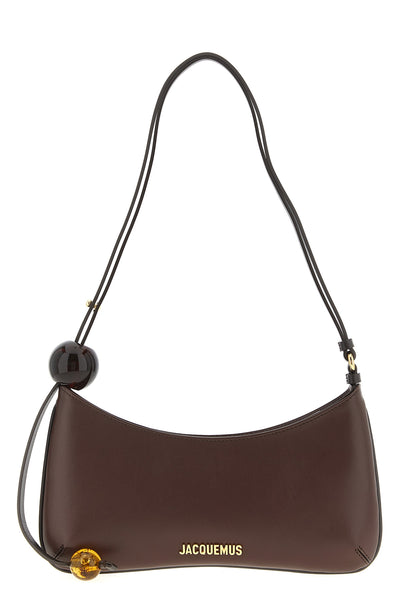 le bisou perle smooth leather shoulder bag