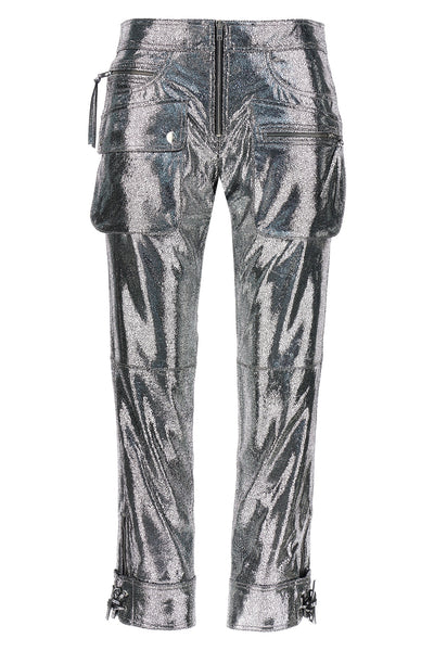 ciane crackle leather pants