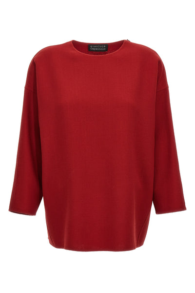 bettina wool crewneck top