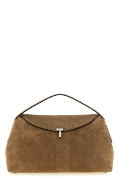 suede handbag