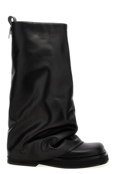 robin combat leather boots