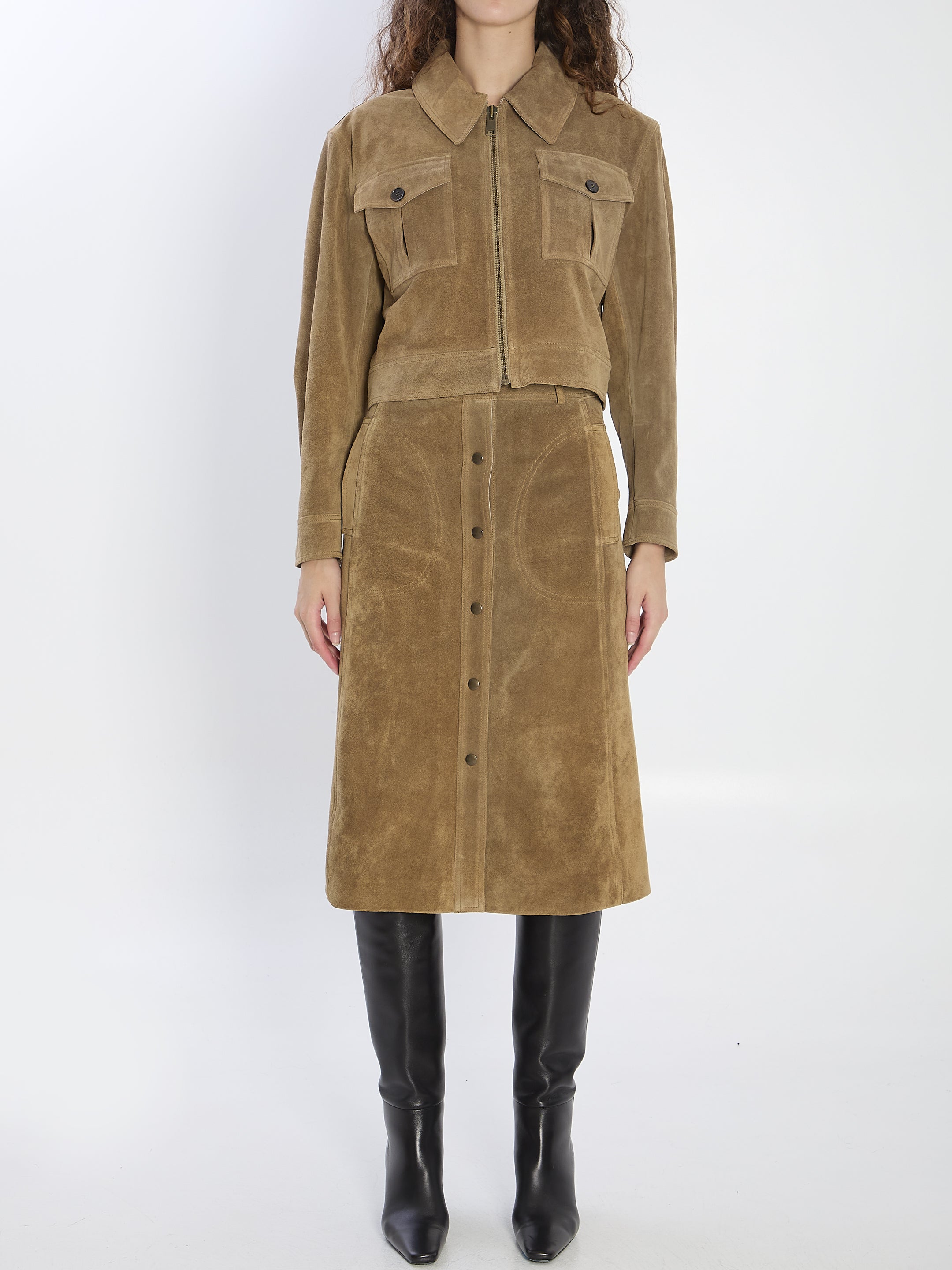 ARMA 34 helen suede jacket