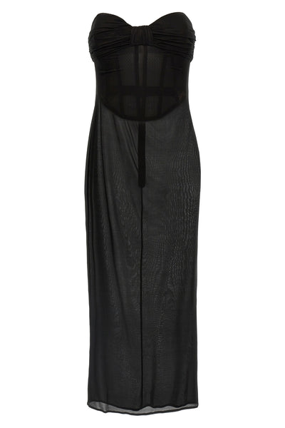 27 midi dress in stretch cupro i dont see