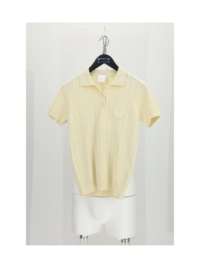 t-shirt gialla cablet