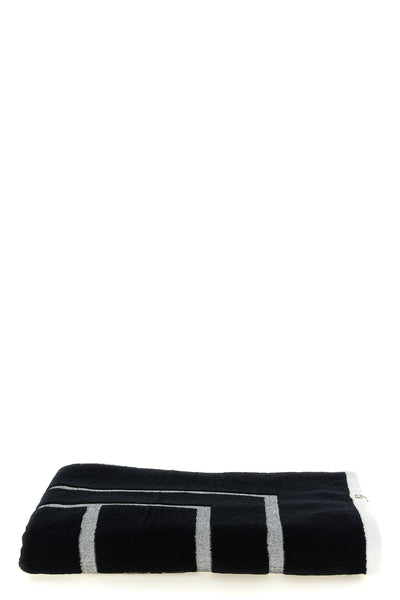 beach towel in soft cotton velvet