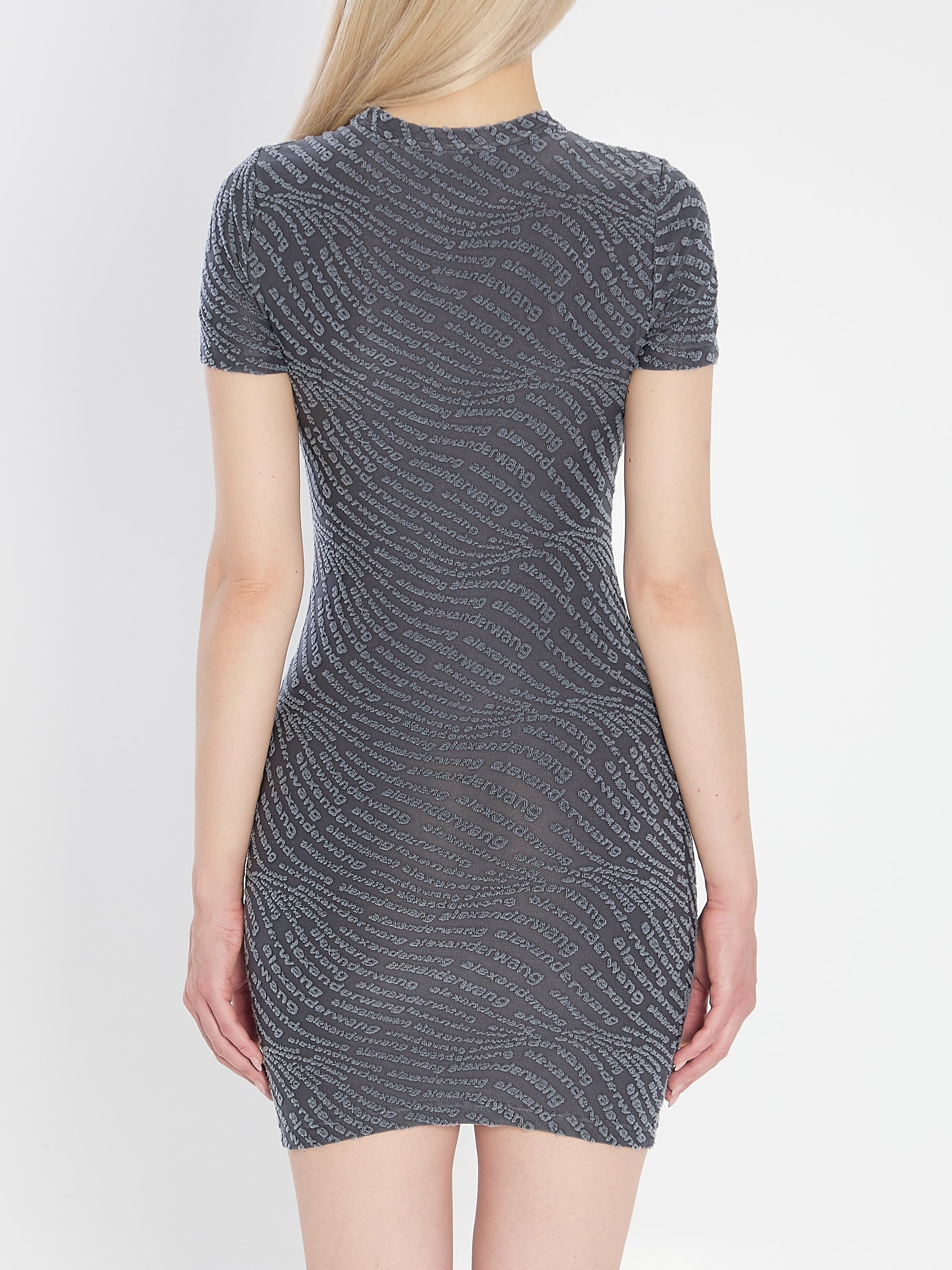ALEXANDER WANG M mini dress in graphite