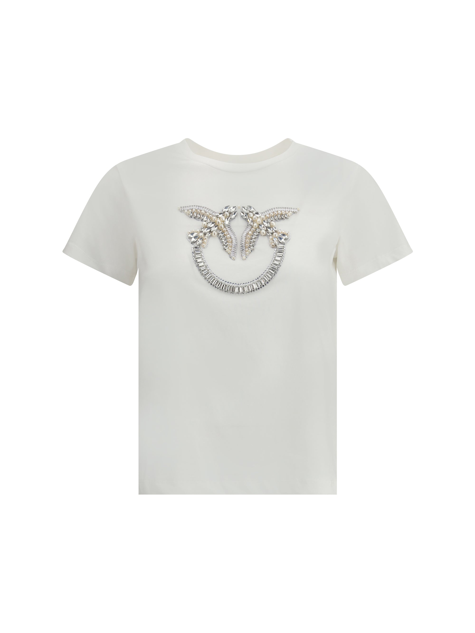 PINKO M embroidered logo t-shirt