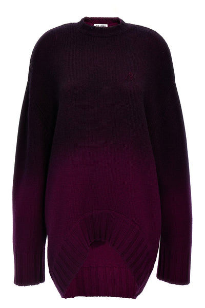 oversized wool and cashmere blend knit dress
