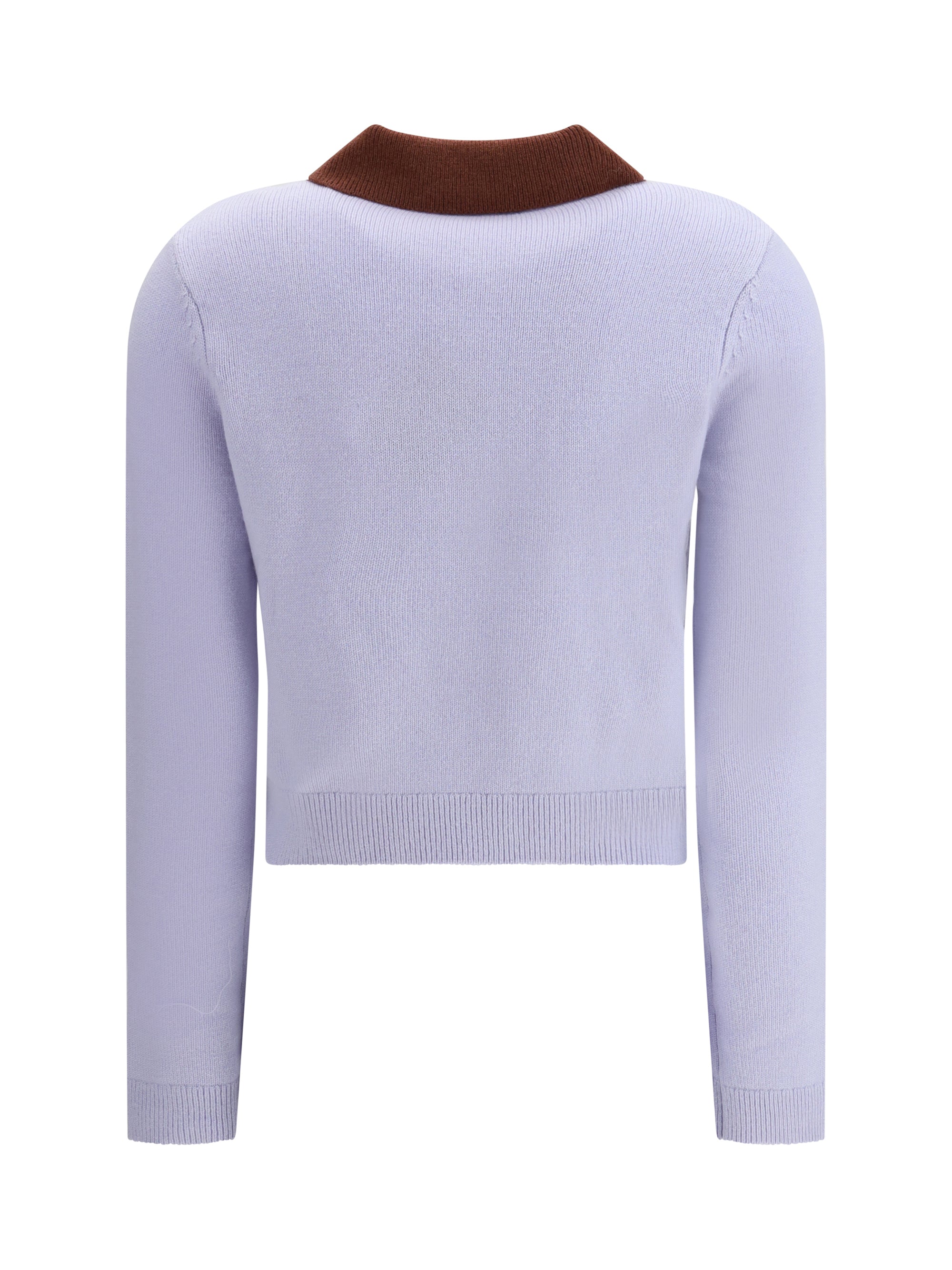 SELF-PORTRAIT XS contrast collar sweater