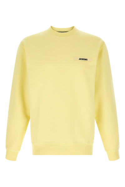 the jacquemus le sweatshirt gros-grain sweatshirt
