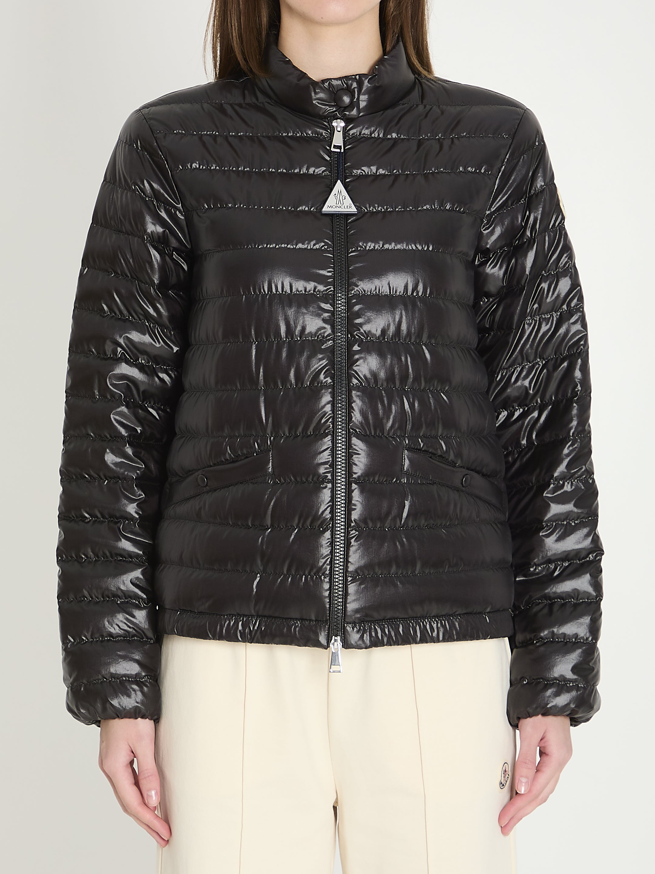 MONCLER 0 short azalee down jacket