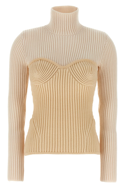 ribbed merino wool sweater