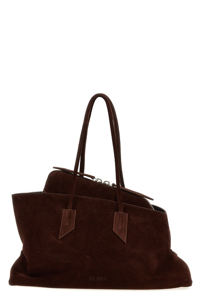 la passeggiata medium shoulder bag in suede