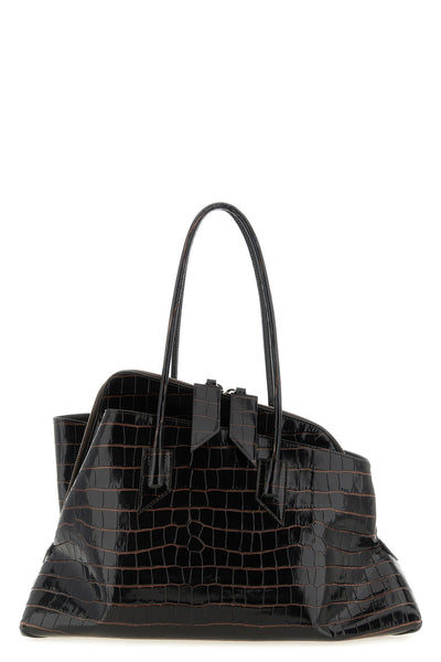 the the attico la passeggiata medium shoulder bag redefines classic proportion
