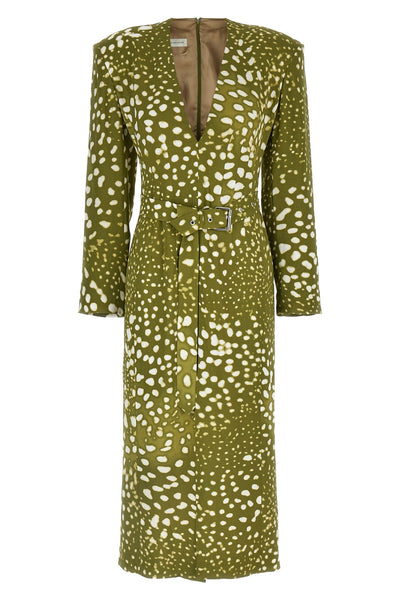 dohana dress in printed viscose