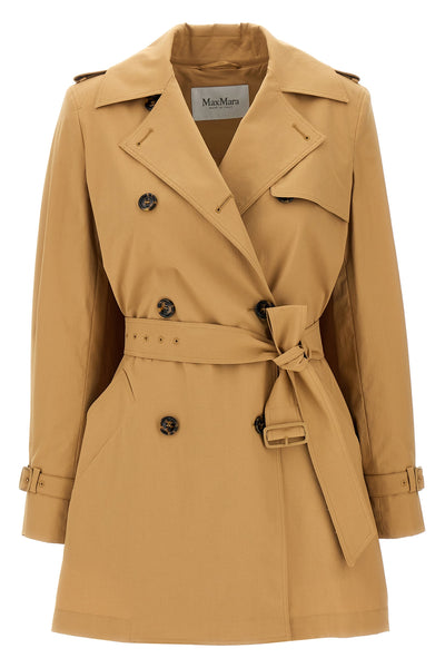 landa raincoat in heavy stretch cotton teardrop canvas