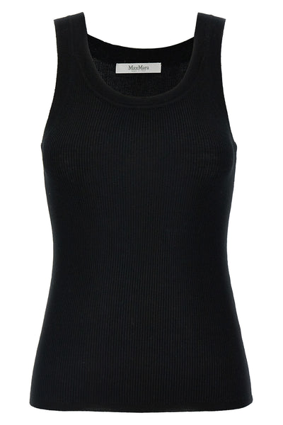 eliadi top in stretch ribbed wool yarn