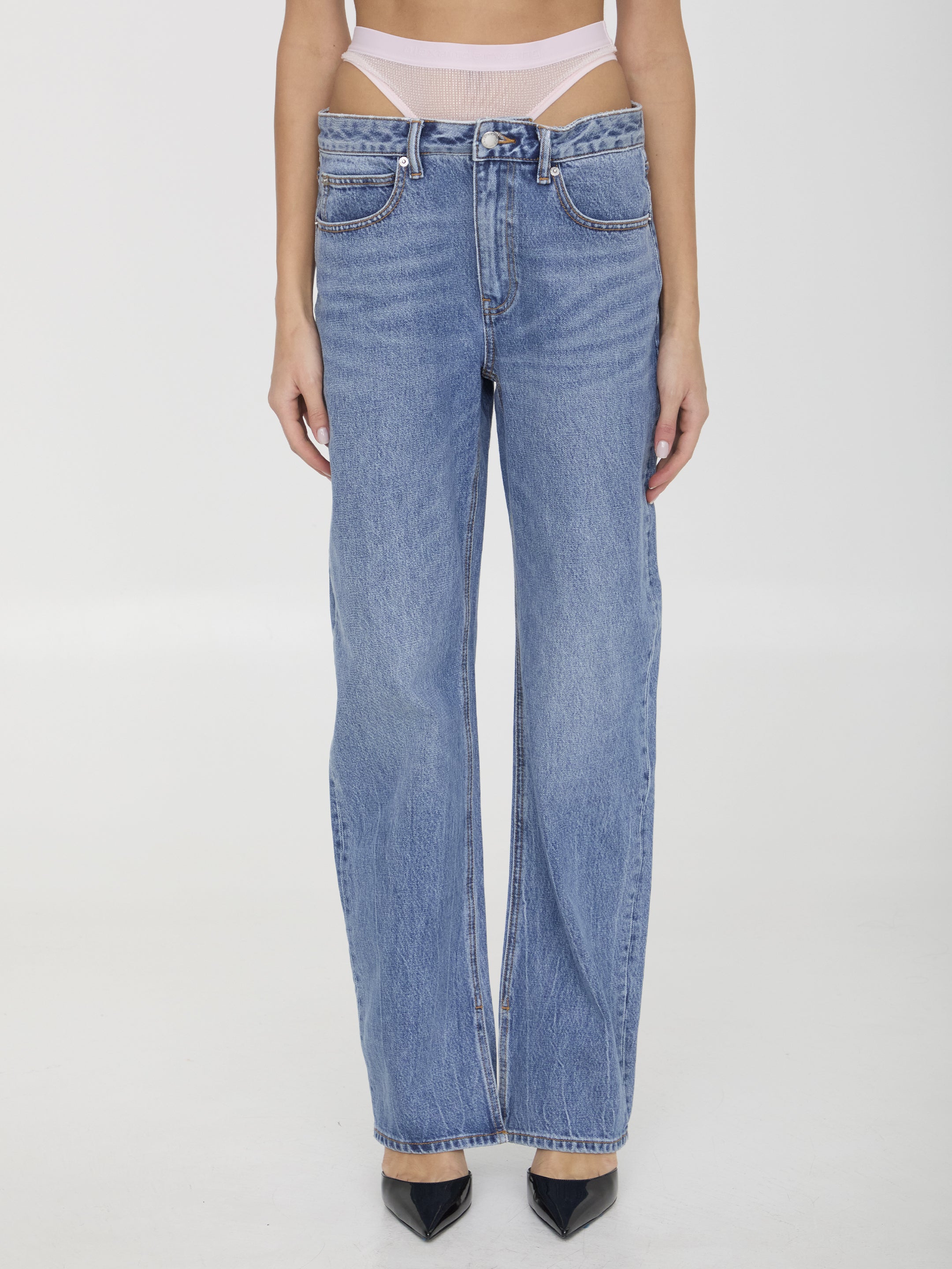 ALEXANDER WANG 25 pre-styled underwear jeans