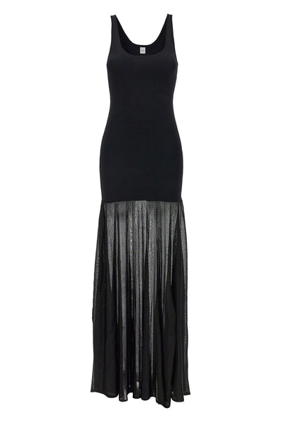 long evening tank viscose dress
