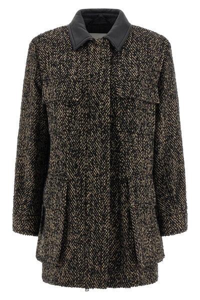 angio12334 saharan wool tweed jacket