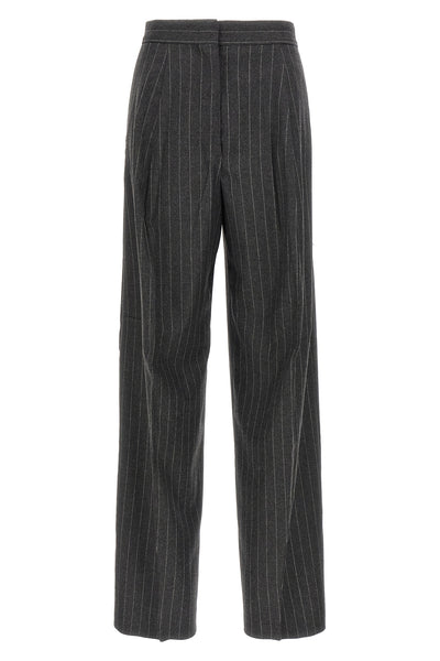 belgio1234 pants in wool blend and viscose stretch canvas