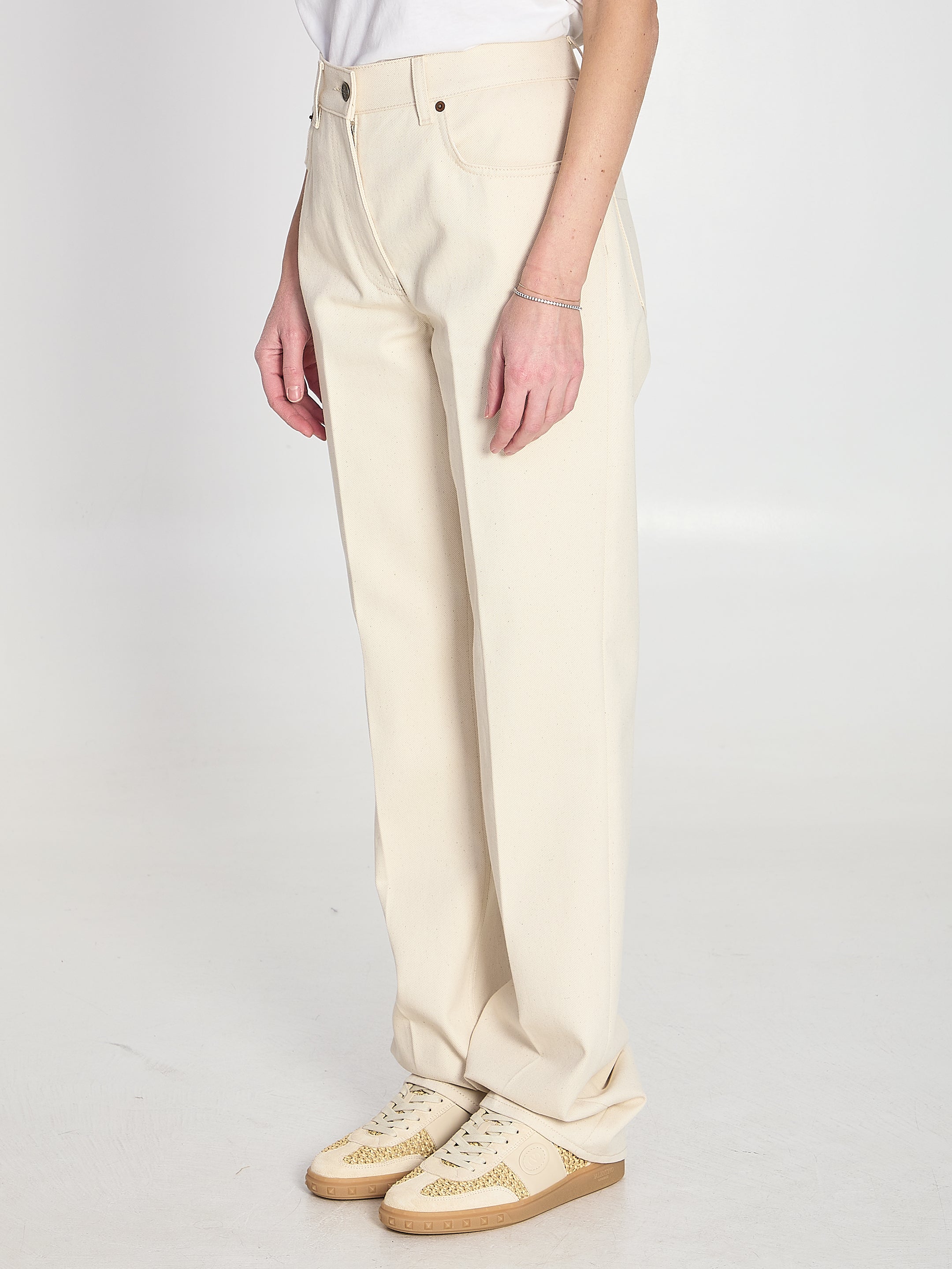 VALENTINO GARAVANI 25 ivory jeans