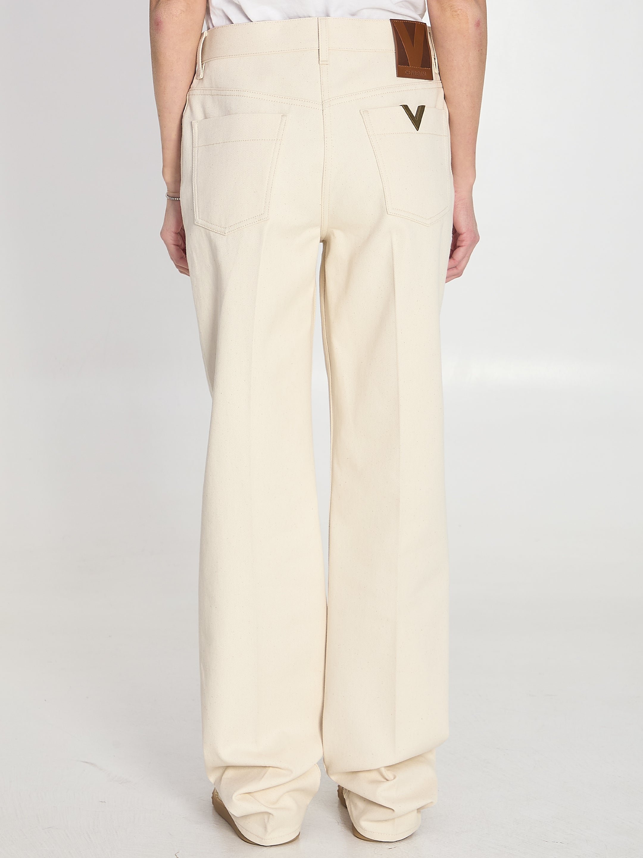 VALENTINO GARAVANI 25 ivory jeans