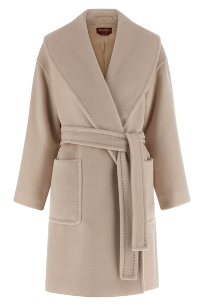 cloruro coat in alpaca and virgin wool beaver
