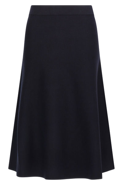 giusy midi skirt in stretch viscose yarn
