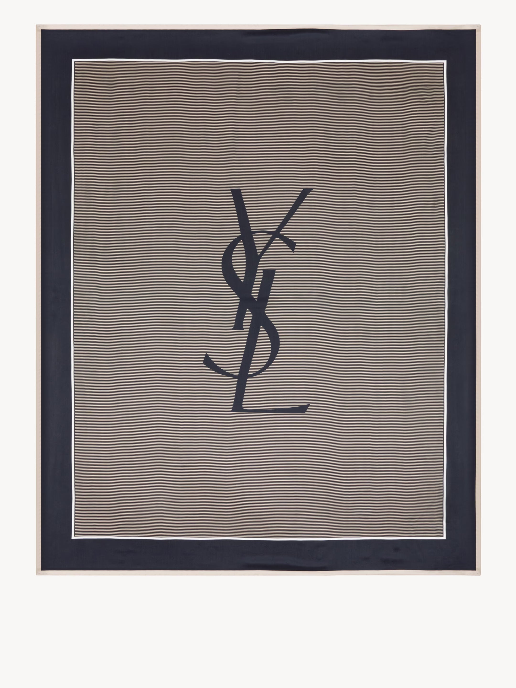 SAINT LAURENT OS cassandre striped stole