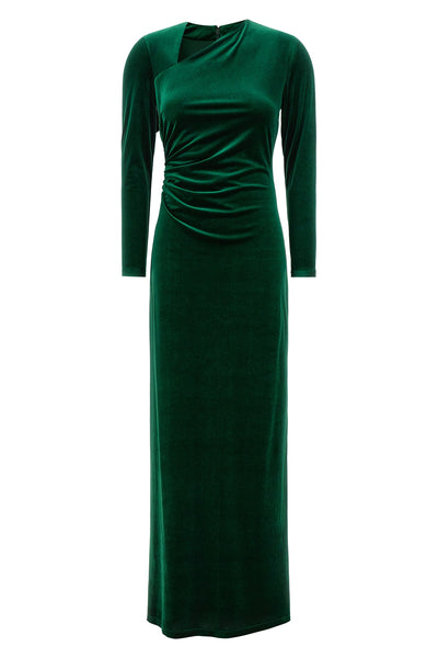 the long lauren ralph lauren dress redefines evening elegance through a sculptur