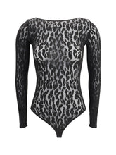 WOLFORD M leo string body with animalier patterns