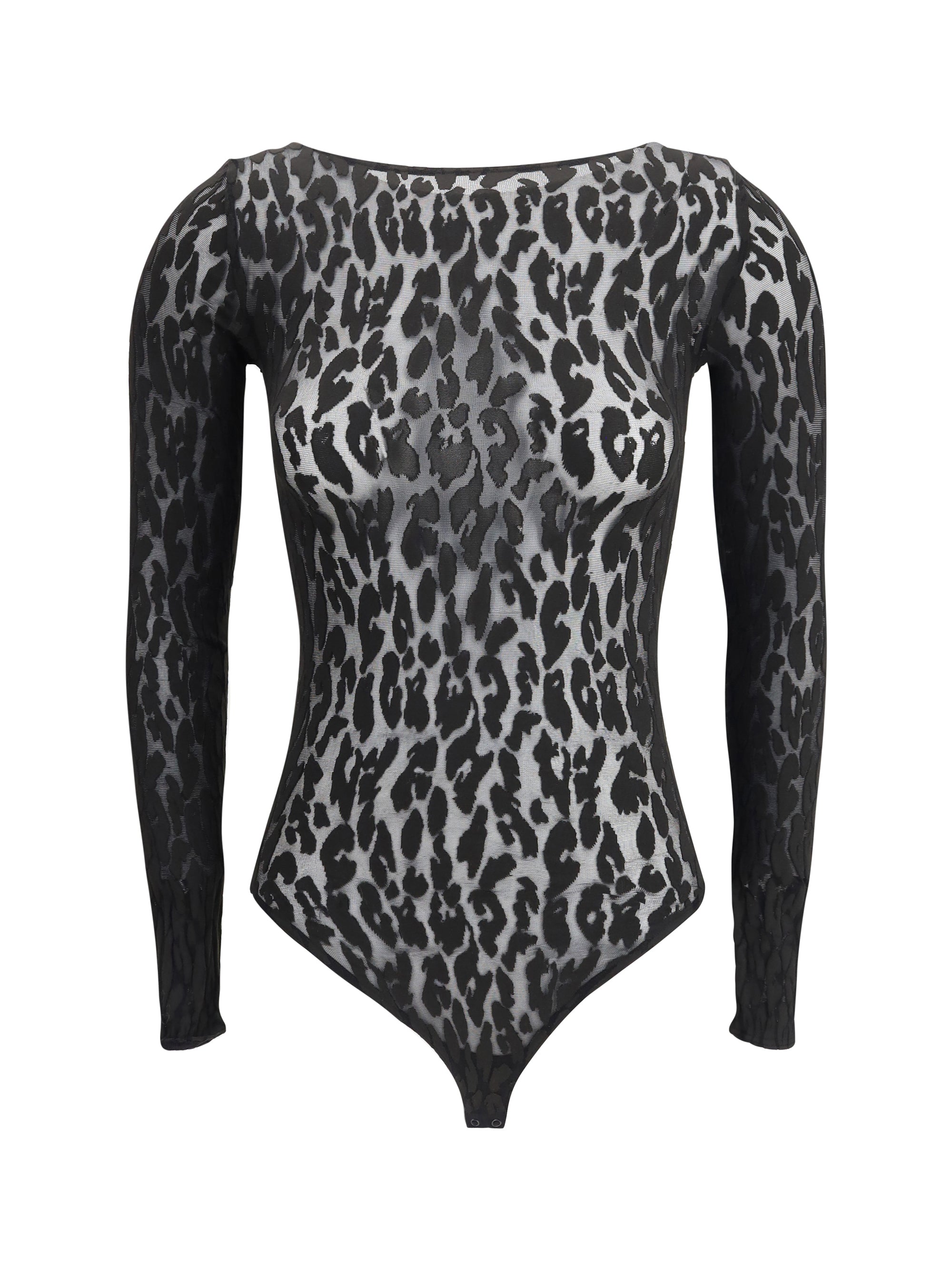 WOLFORD M leo string body with animalier patterns
