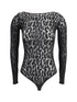 WOLFORD M leo string body with animalier patterns