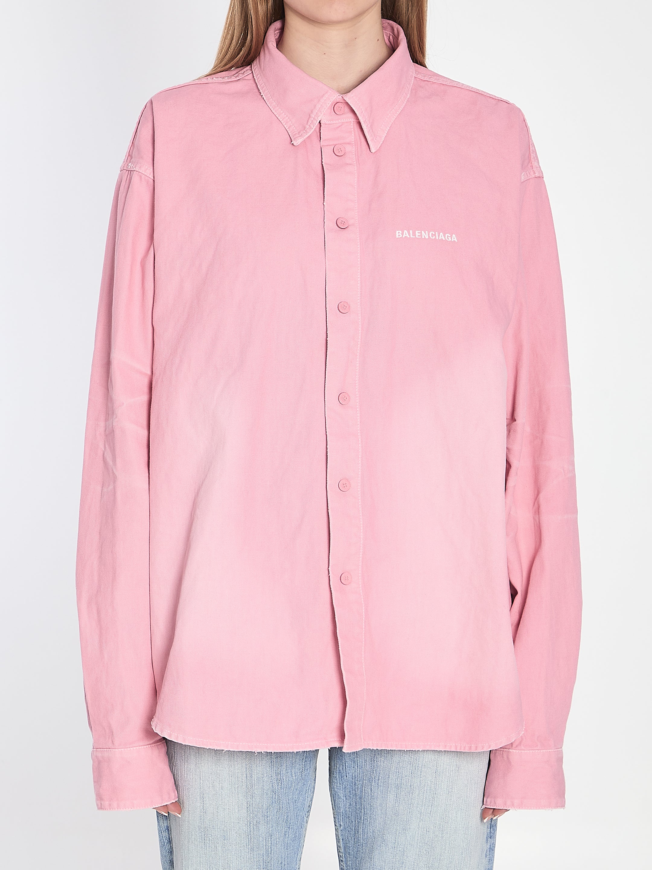 BALENCIAGA S denim overshirt