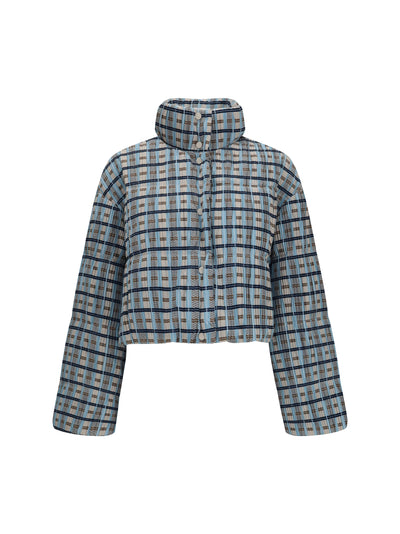 short padded high-neck jacket