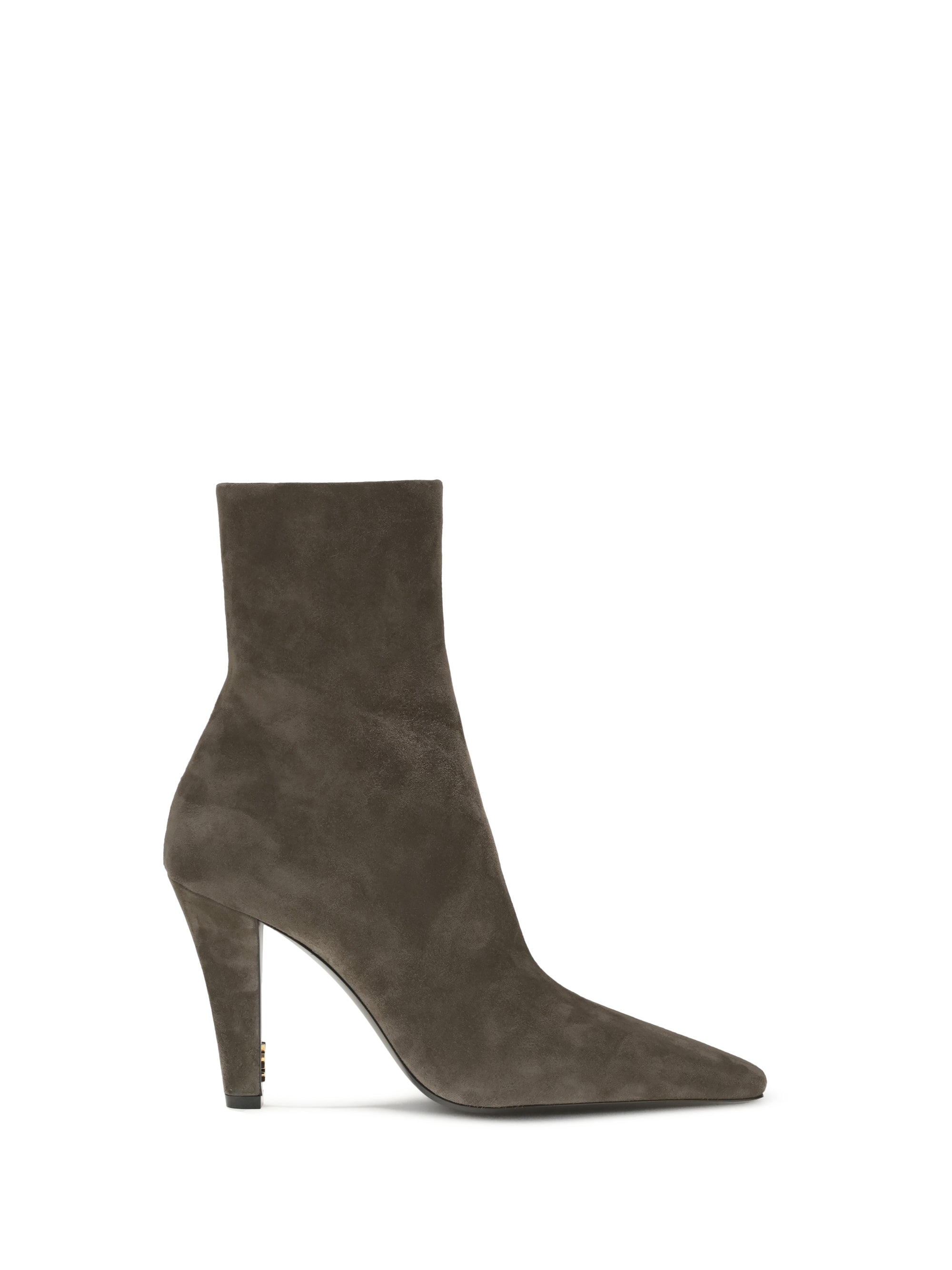 SAINT LAURENT 36 jill suede ankle boots