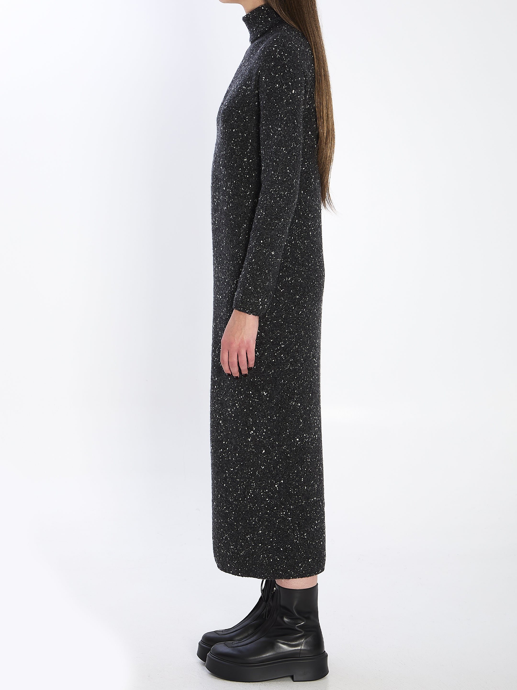 THE ROW XS melani maxi dress in cashmere
