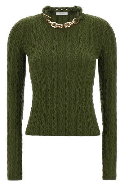 ribbed wool and cashmere blend sweater