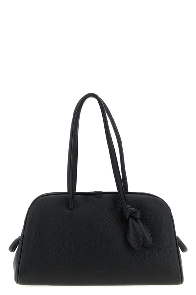 le turismo hammered leather shoulder bag in bowling style