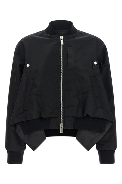 nylon twill blouson