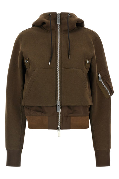 sacais sponge double-layer bomber jacket redefines casual dress codes through