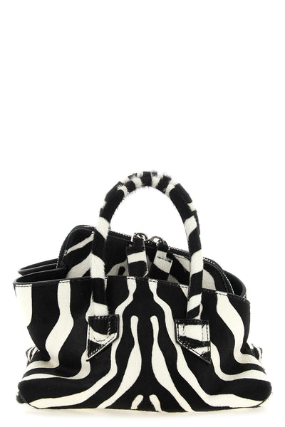 la passeggiata mini handbag in pony-effect leather
