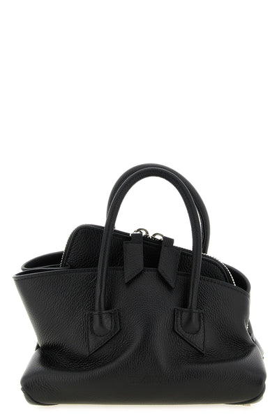 the attico la passeggiata mini handbag stands out for its asymmetrical and uns