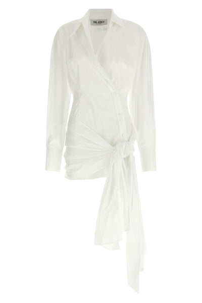 mini dress in cotton poplin
