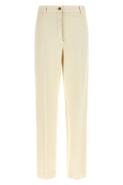 pilar cotton canvas trousers