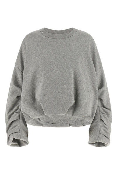 hannett double face mélange cotton sweatshirt