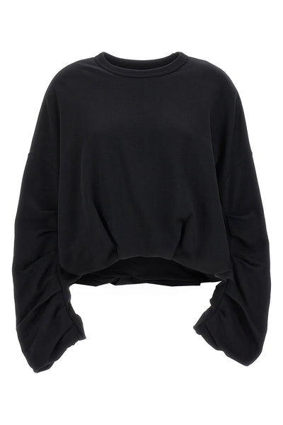 hannett double face mélange cotton sweatshirt